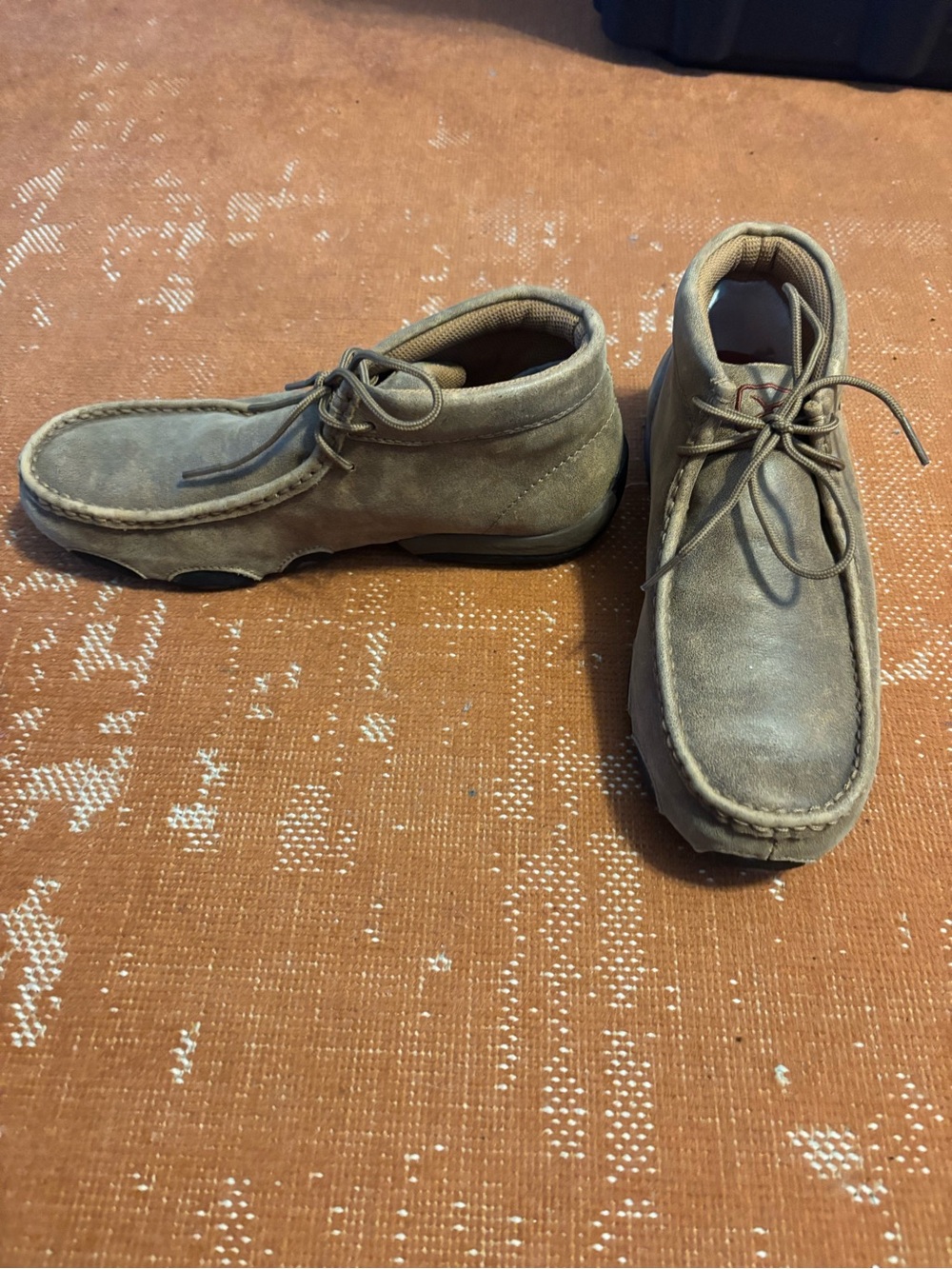 Twisted X Women’s Brown Leather  Lace-Up Ankle Boots - Picture 2 of 4